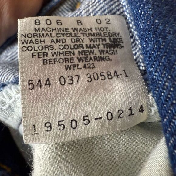 Vintage Levi's Men's Size 32 Relaxed Baggy Style Blue Jeans - Picture 7 of 12